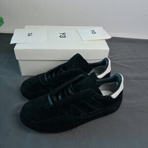 Y-3 Black and White Athletic Shoes